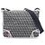 Borsa a Spalla Fendi Zucchino Marrone Nero Bianco