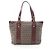 Fendi Zucchino Tote Bag Braun Beige