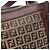 Fendi Zucchino Tote Bag Braun Beige - Ansicht 8