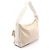 Borsa a Spalla Fendi Micro FF Bianco Beige - vista 2