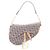 Christian Dior Trotter Saddle Bag Braun Beige