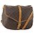 LOUIS VUITTON Borsa a Spalla Monogram Saumur 35 M42254 LV Auth BA12326 Monogramma