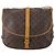 LOUIS VUITTON Borsa a Spalla Monogram Saumur 35 M42254 LV Auth BA12326 Monogramma - vista 2