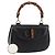 Borsa a mano GUCCI Bamboo in pelle nera e oro 000 1227 0633 Auth 178723V Nero D'oro