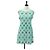 CHANEL One Piece Nylon Green CC Auth 179164M Verde
