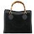 Borsa a mano GUCCI Bamboo in scamosciato nero e oro 002 0260 Auth ep14476 D'oro - vista 13
