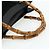 Borsa a mano GUCCI Bamboo in scamosciato nero e oro 002 0260 Auth ep14476 D'oro - vista 7