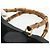 Borsa a mano GUCCI Bamboo in scamosciato nero e oro 002 0260 Auth ep14476 D'oro - vista 8