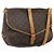 LOUIS VUITTON Borsa a Spalla Monogram Saumur 35 M42254 LV Auth ka4266 Monogramma