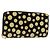 LOUIS VUITTON Vernis Yayoi Kusama Zippy Wallet White Black M91573 Auth bs35097A Nero Bianco