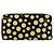 LOUIS VUITTON Vernis Yayoi Kusama Zippy Wallet White Black M91573 Auth bs35097A Nero Bianco - vista 2