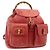 Zaino GUCCI Bamboo in pelle rosso oro 000 2023 0016 Auth 179624