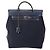 Hermès HERMES Her Line Herbag Ad Backpack Canvas Navy Silver Auth ep14037 Argento Blu navy - vista 13