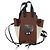 LOEWE �~ Ghibli Spirited Away Hammock Drawstring Soot Sprites Brown Auth 167292SM Marrone - vista 13