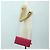 Borsa a tracolla Christian Dior Lady Dior Chain in pelle rosa oro Auth bs35063SAM D'oro - vista 17