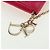 Borsa a tracolla Christian Dior Lady Dior Chain in pelle rosa oro Auth bs35063SAM D'oro - vista 8