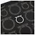 Borsa Salvatore Ferragamo Gancini in PVC e pelle nera argento Auth BA12524 Nero - vista 18