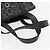 Borsa Salvatore Ferragamo Gancini in PVC e pelle nera argento Auth BA12524 Nero - vista 8