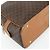 Céline Borsa CELINE Macadam Canvas PVC Pelle Marrone Oro Auth ka4353 D'oro - vista 14
