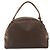 Céline Borsa CELINE Macadam Canvas PVC Pelle Marrone Oro Auth ka4353 D'oro - vista 2