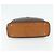 Céline Borsa CELINE Macadam Canvas PVC Pelle Marrone Oro Auth ka4353 D'oro - vista 5