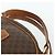 Céline Borsa CELINE Macadam Canvas PVC Pelle Marrone Oro Auth ka4353 D'oro - vista 8