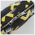 Borsa a Spalla con Catena PRADA in Pelle Nera Gialla Auth ka4328M Nero Giallo - vista 19