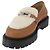 Hermès HERMES Kelly Cintura Mocassini Scarpe Pelle Marrone Argento Auth BA12632V - vista 2