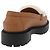 Hermès HERMES Kelly Cintura Mocassini Scarpe Pelle Marrone Argento Auth BA12632V - vista 21