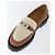 Hermès HERMES Kelly Cintura Mocassini Scarpe Pelle Marrone Argento Auth BA12632V - vista 6
