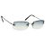 Occhiali da sole CHANEL COCO Mark in metallo, tono argento, CC Auth 179115V