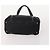 Borsa a Spalla Salvatore Ferragamo Tela Pelle 2 Set Nero Auth BA12171 - vista 7