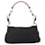 Borsa a tracolla PRADA Nylon e pelle nera argento Auth mr2443A Nero - vista 2