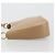 Borsa a Spalla Salvatore Ferragamo Gancini in Pelle Beige Oro Auth hk3706 - vista 4