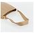 Borsa a Spalla Salvatore Ferragamo Gancini in Pelle Beige Oro Auth hk3706 - vista 7