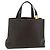 Borsa a mano BURBERRY in pelle marrone oro Auth 179281A D'oro