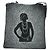 Borsa a Spalla CHANEL Coco Mademoiselle in Pelle Nera con CC Argentato Autentica 178522SAM Nero Argento - vista 13