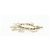 Bracciale CHANEL Logo metallo Champagne Gold CC Auth 178800SM D'oro - vista 17