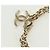 Bracciale CHANEL Logo metallo Champagne Gold CC Auth 178800SM D'oro - vista 6