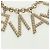 Bracciale CHANEL Logo metallo Champagne Gold CC Auth 178800SM D'oro - vista 9