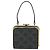 Céline CELINE Triomphe Macadam Canvas Mini Vanity Case PVC Leather Black Auth 179589M Nero D'oro - vista 13