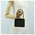 Céline CELINE Triomphe Macadam Canvas Mini Vanity Case PVC Leather Black Auth 179589M Nero D'oro - vista 22