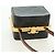 Céline CELINE Triomphe Macadam Canvas Mini Vanity Case PVC Leather Black Auth 179589M Nero D'oro - vista 6