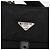 Borsa a tracolla PRADA Nylon Nero Argento Auth 180187 - vista 19