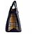 Burberry Sac cabas Banner Medium en cuir à motif vichy Archive Beige Bleu Marine - vue 5