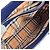 Burberry Sac cabas Banner Medium en cuir à motif vichy Archive Beige Bleu Marine - vue 7