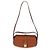 Céline Clutch Tabou con tracolla in pelle di vitello liscia marrone Celine - vista 5