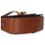 Céline Clutch Tabou con tracolla in pelle di vitello liscia marrone Celine - vista 7