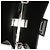 Bolso de hombro Fendi Black Patent Petite Peekaboo Cut Chain Negro - vista 5