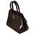 Louis Vuitton Damier Ebene Canvas Rivoli PM Marrone - vista 3